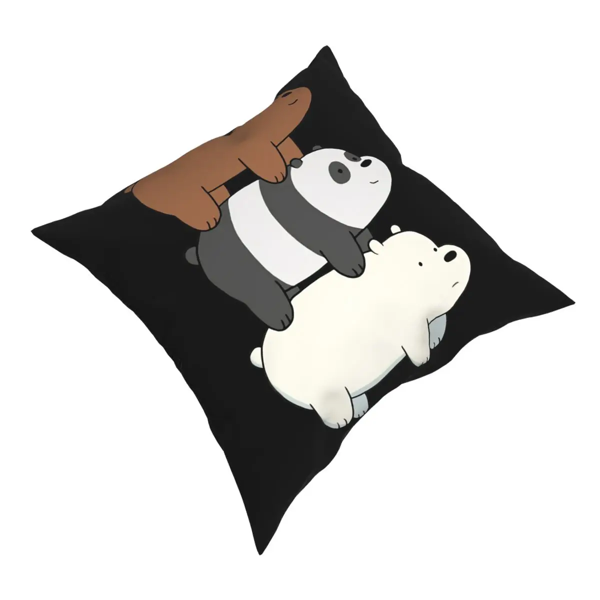 Новое поступление 2018 забавные хлопковые Смешные Женские чехлы с тремя медведями