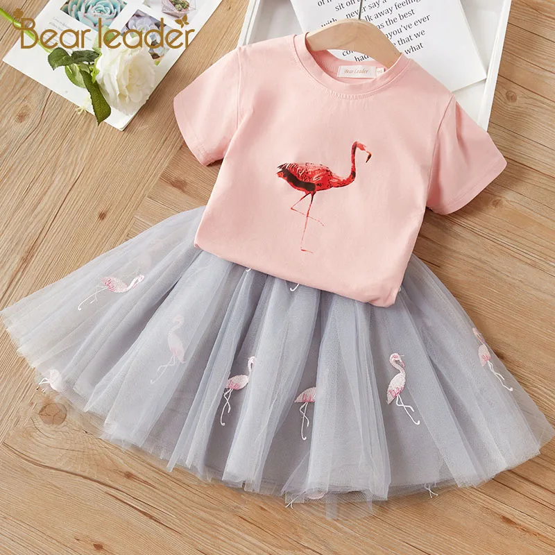 Bear Leader/Детские комплекты одежды для девочек новые летние костюмы принцессы