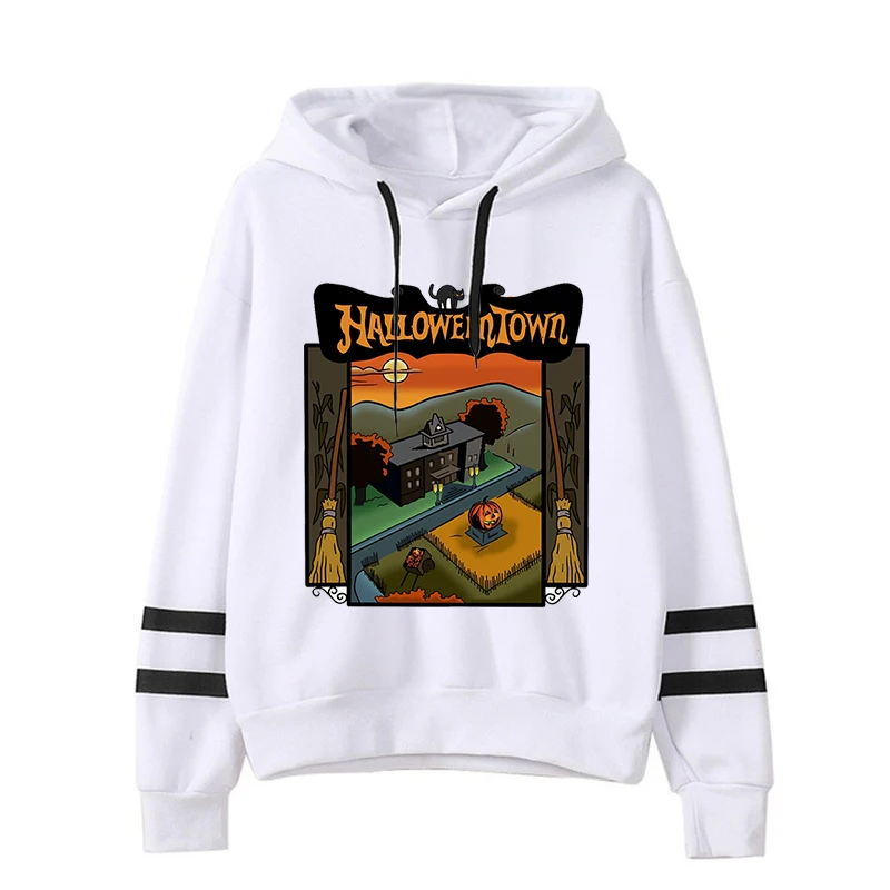 

Halloweentown Halloween Women Sweatshirt O-neck Long Sleeve Vintage Pullovers Female Girls Casual Autumn Winter Woman Clothes