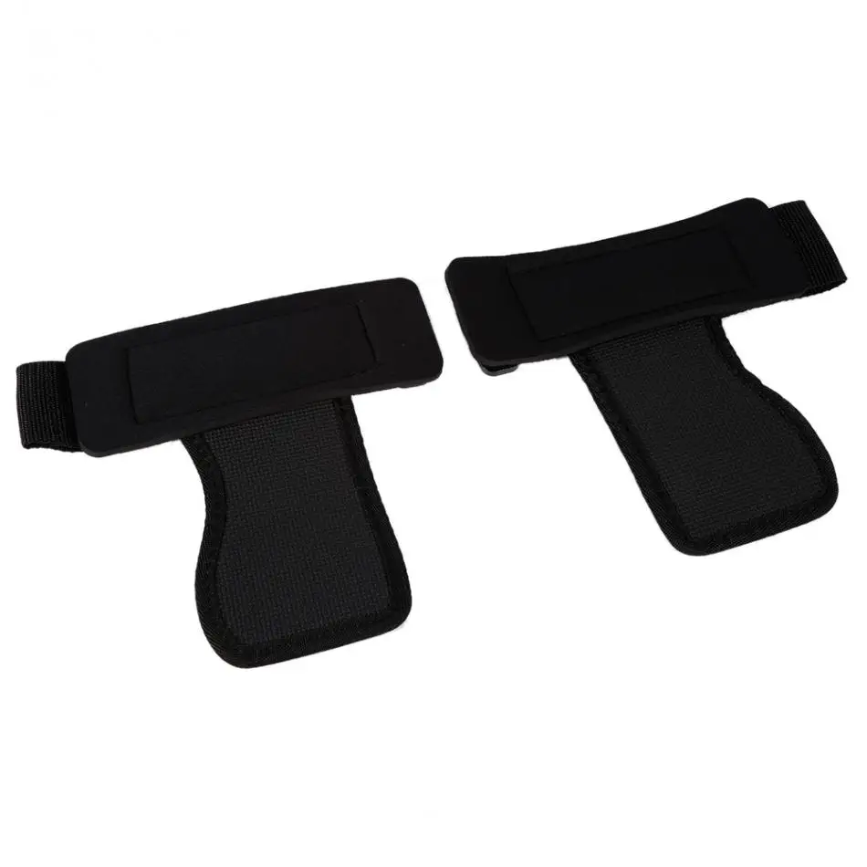 

2pc Wrist Band Support Belt Black Anti Skid Wristbands Fitness Exercise Half Finger Gym Gloves Protection Support Posture Carset