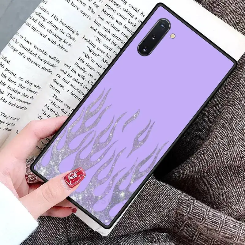 

Flame pattern Phone Case For Samsung Galaxy S8 S9 S10 Plus S10E Note 3 4 5 6 7 8 9 10 Pro Lite cover