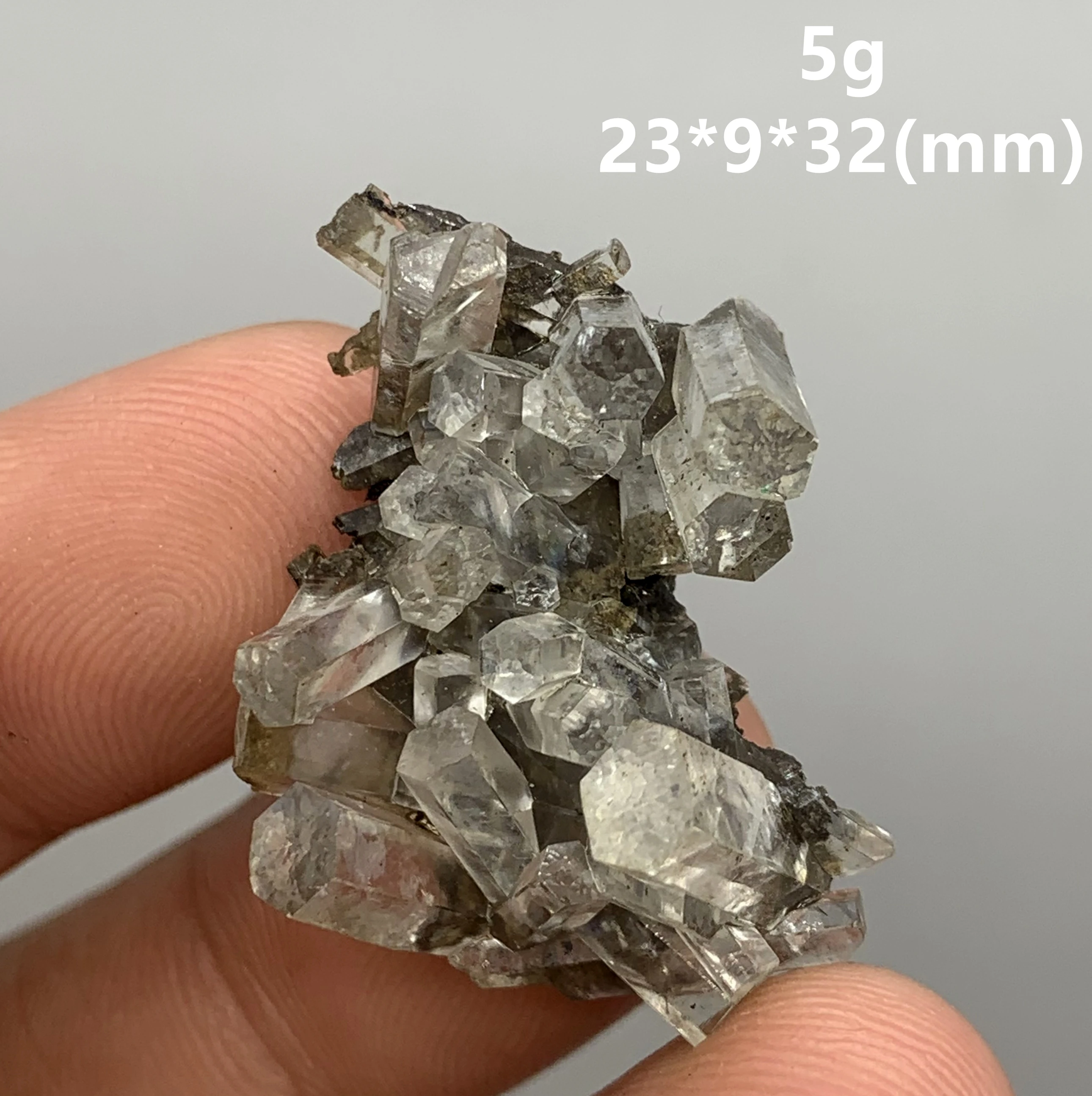 

Очень редкий! 100% натуральный шестисторонний прозрачный кальцит, минеральный образец камней и кристаллов, Исцеляющие кристаллы кварца