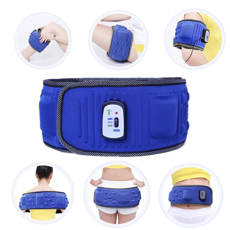 

Electric Abdominal Stimulator Body Vibrating Slimming Belt X5 Times Weight Loss Fat Burning Massager