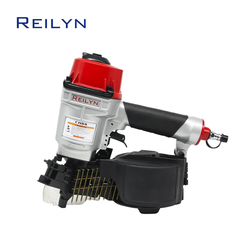 

Reilyn CN55 Pneumatic Nail Gun Air Coil Nailer Air nailer for fencing framing roof sheathing pallets decorate board production