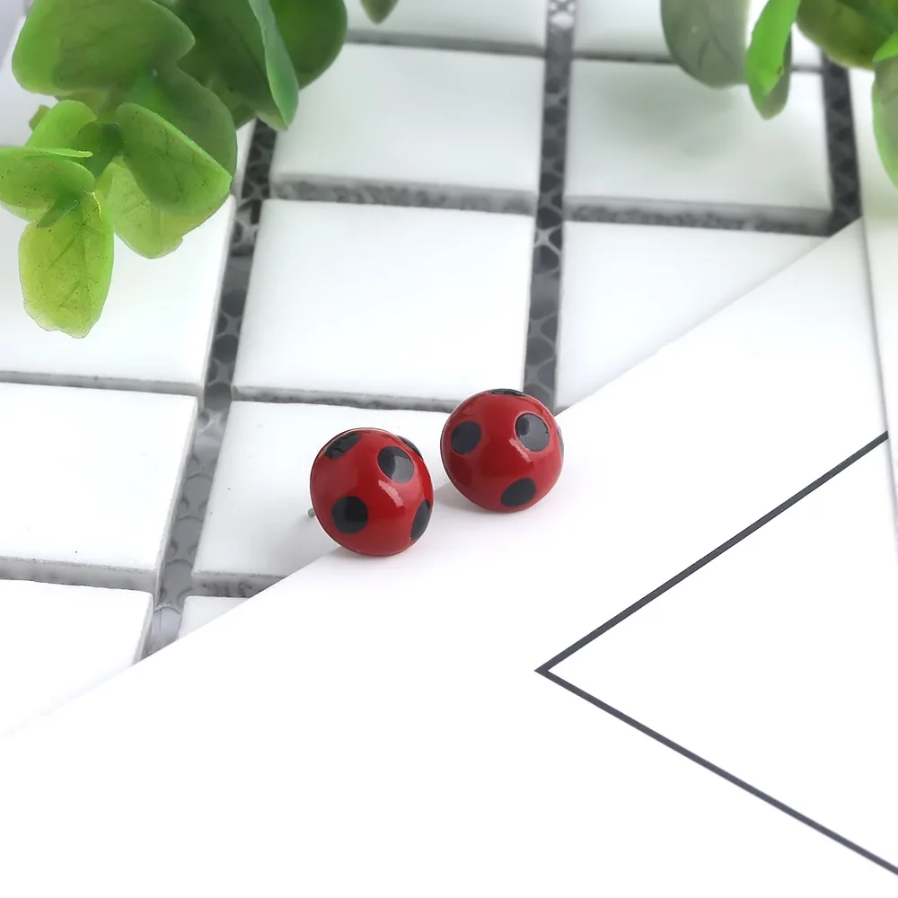 Серьги модное ювелирное изделие с рисунком из аниме серьги гвоздики в виде