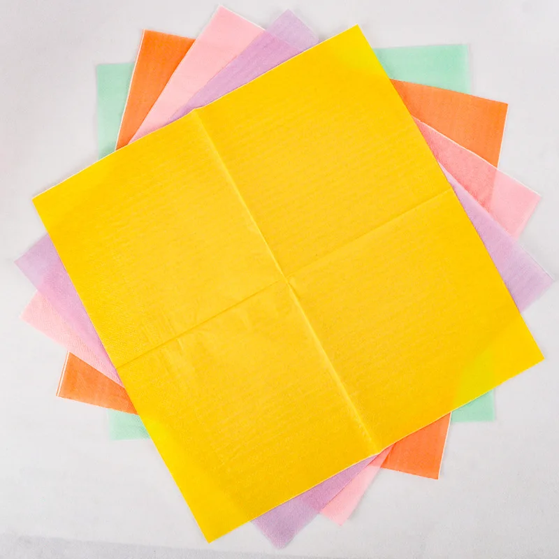 Одноразовая посуда чистый цвет 20 шт./компл. украшение на день рождения Детская