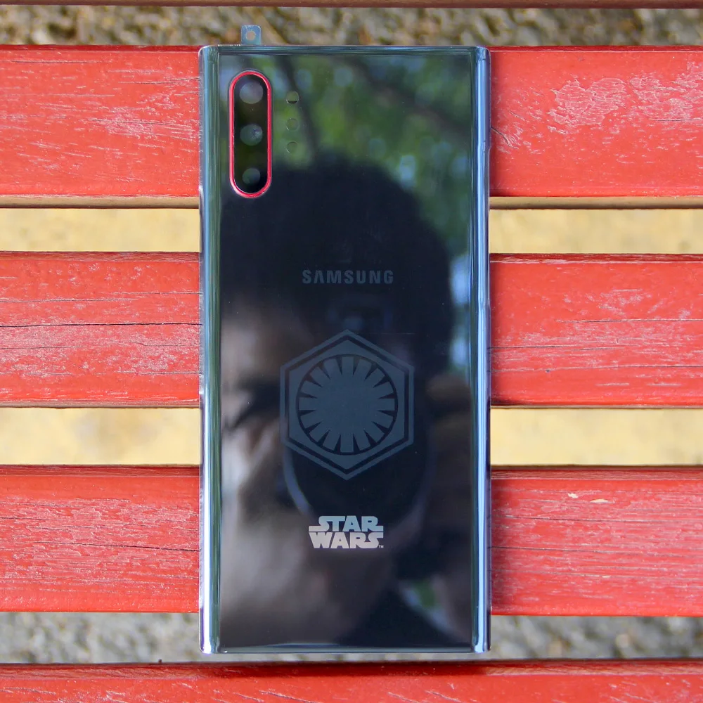 Оригинальная задняя крышка Samsung чехлы аккумулятора корпус для Galaxy Note 10 Note10 + Plus