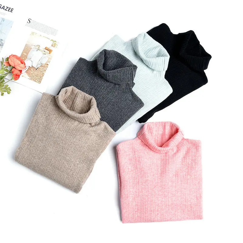 

Turtleneck Cashmere Knitted Sweater Women 2021 Autumn Winter Long Sleeve Pullover Tops Female Casual Loose Jumper Sweaters