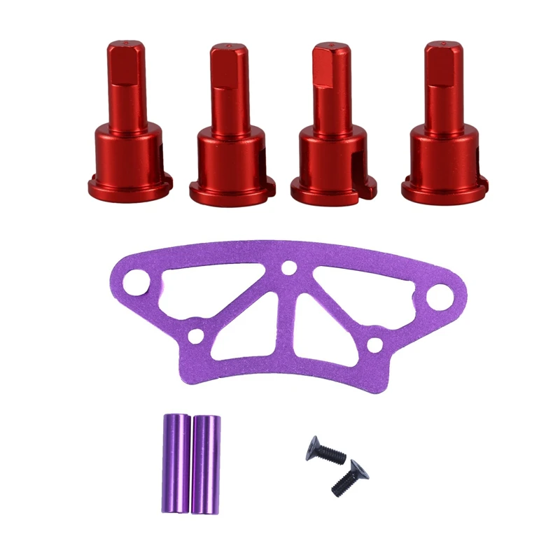 

1 шт. алюминиевая верхняя пластина переднего бампера 102058 и 4 дифференциальных чашки из сплава