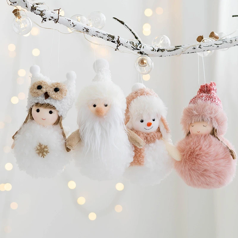 

Милая Детская Мягкая Плюшевая Кукла, легкая деталь, креативное украшение для темативечерние, новый год 2022