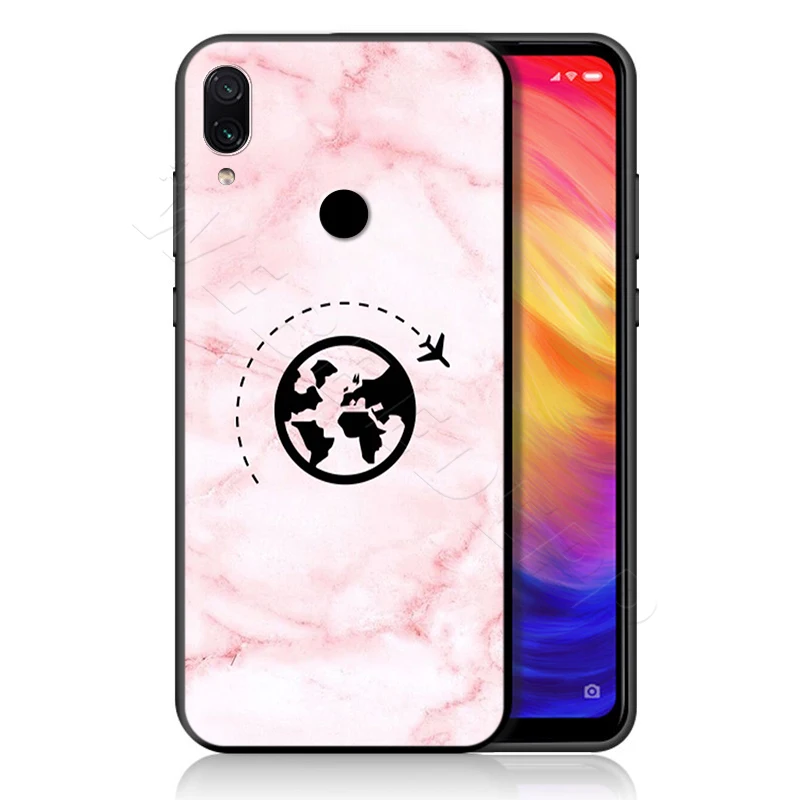 4 Розовый мир чехол "карта" для спортивной камеры Xiao mi Red mi Note 8 mi, возраст 3, 6, 8, 9, A1 A2 A3 8A 6X9 T CC9 Lite SE Pro Max F1 10 - Цвет: 4