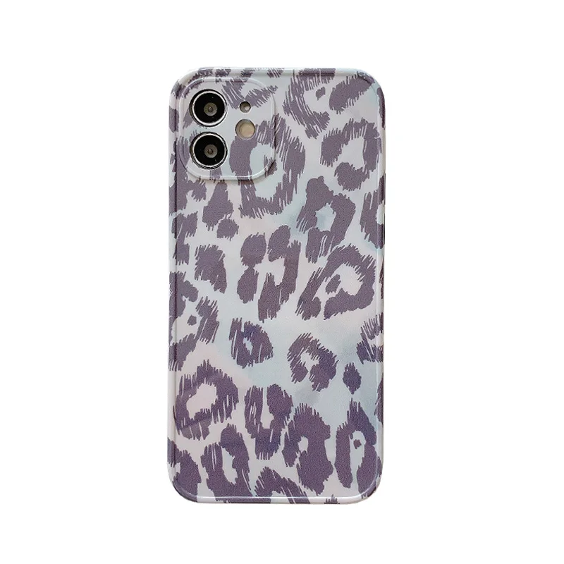 

For iphone 12 12Pro Max case Gradient Leopard spot Case for iphone 11 11Pro XR XS Max 7 8 Plus SE2020 soft silicone case capa