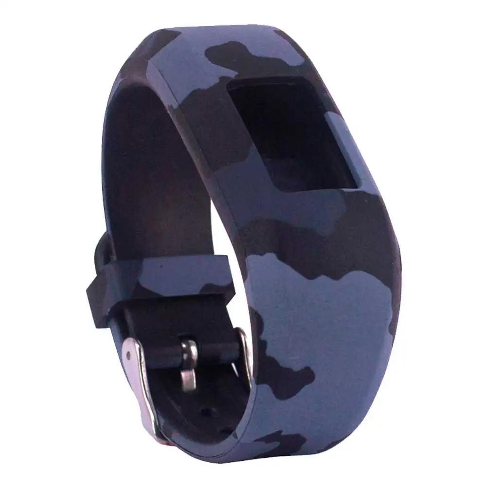 Силиконовый ремешок для часов Carmin Vivofit 3 камуфляжный браслет Garmin vivofit JR сменный