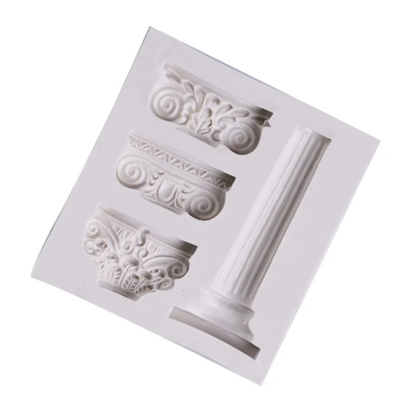 Мраморная стойка M156 силиконовая форма для торта шоколада помадки 3d украшения