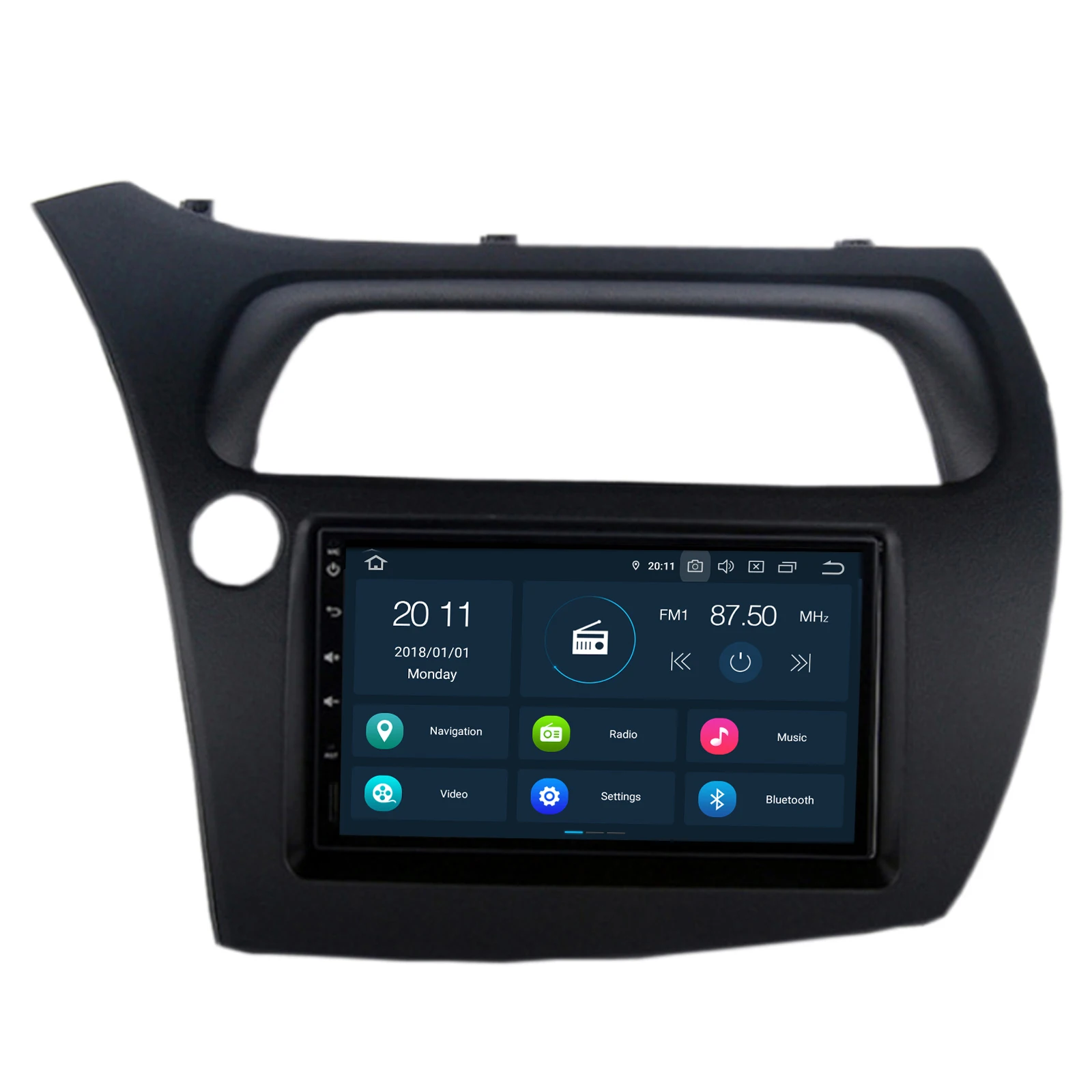 Coika PX6 4+ 64G Android 9,0 система автомобильного радио для Honda Civic gps навигационная система, стереомагнитола wifi OBD DVR SWC RDS мультимедийный плеер BT USB SD