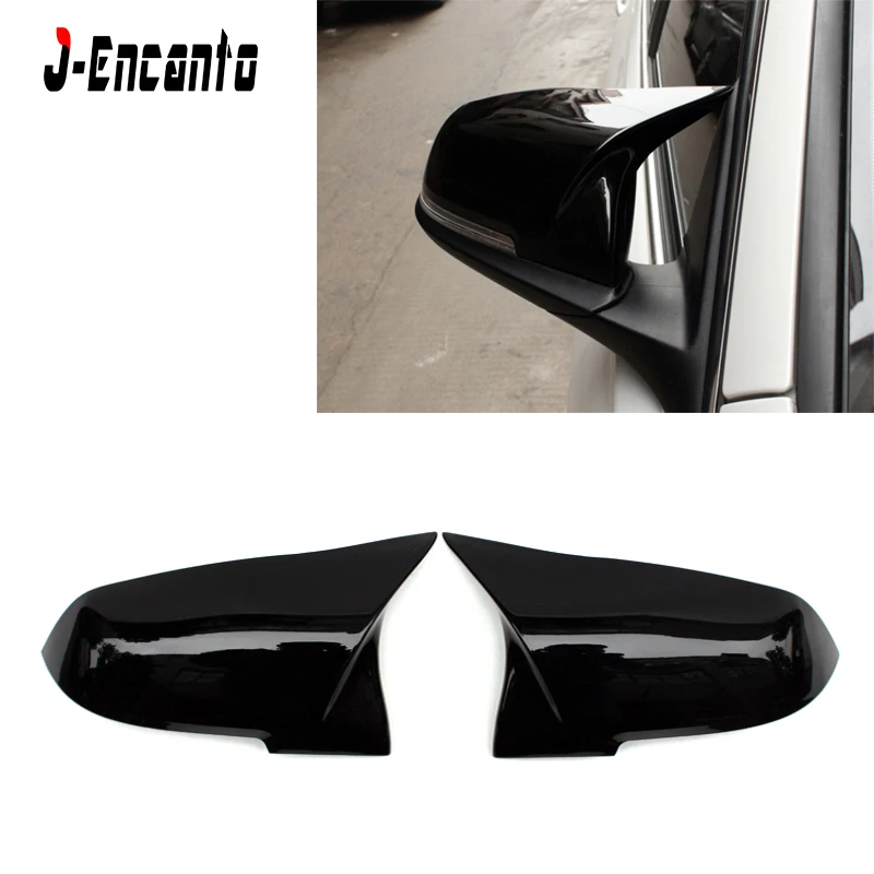 

For BMW 1 2 3 4 X Series F20 F21 F22 F23 F30 F31 F32 F33 F36 X1 E84 M2 Look ABS Rear View Mirror Cover white black