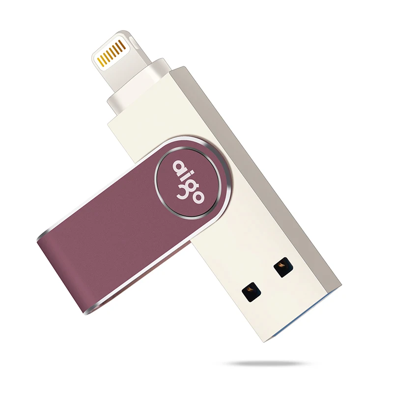Usb накопитель Aigo на 256 ГГц с двумя интерфейсами вращающийся 3 1 °|USB флэш-накопители|