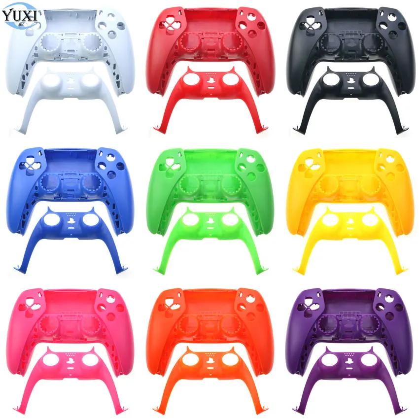 

YuXi For P5 Handle Shell Case Cover Skin Replacement Parts For PlayStation 5 PS5 Gamepad Controller