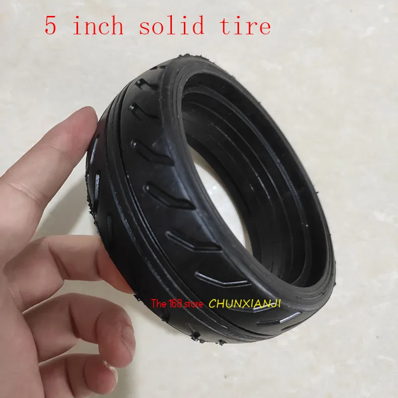 Высококачественные 5-дюймовые бескамерные твердые шины диаметр 120 мм для
