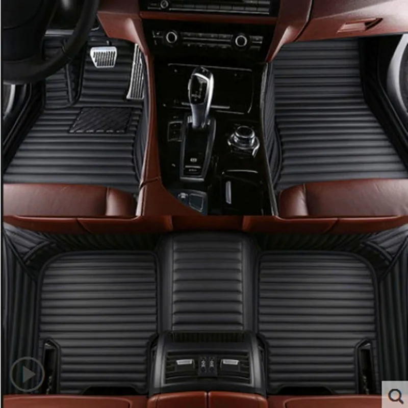 

Best quality! Custom special car floor mats for Hyundai Santa Fe 5 sesats 2018-2006 waterproof durable carpets for Santafe 2009