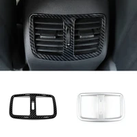 for hyundai tucson 2015 2016 17 18 19 2020 abs carbon fiber car back rear air condition outlet vent frame cover trim car styling