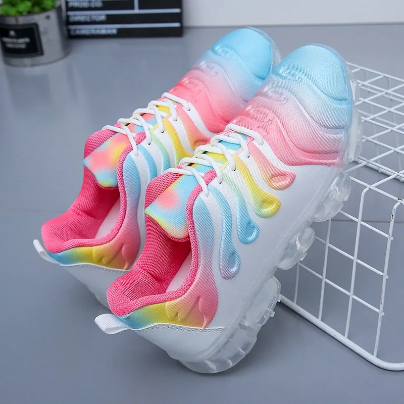 

Женские кроссовки, дышащие, летние, разноцветные, для бега, размера плюс, 43