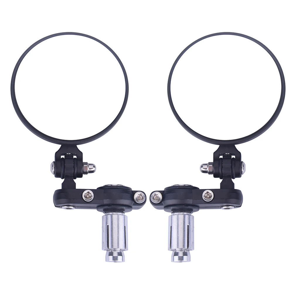 

Motowerks Foldable Retro 22mm 7/8" Motorcycle Rear View Mirror Round Side Mirror Handlebar End Mirror for Cafe Racer Motorbike