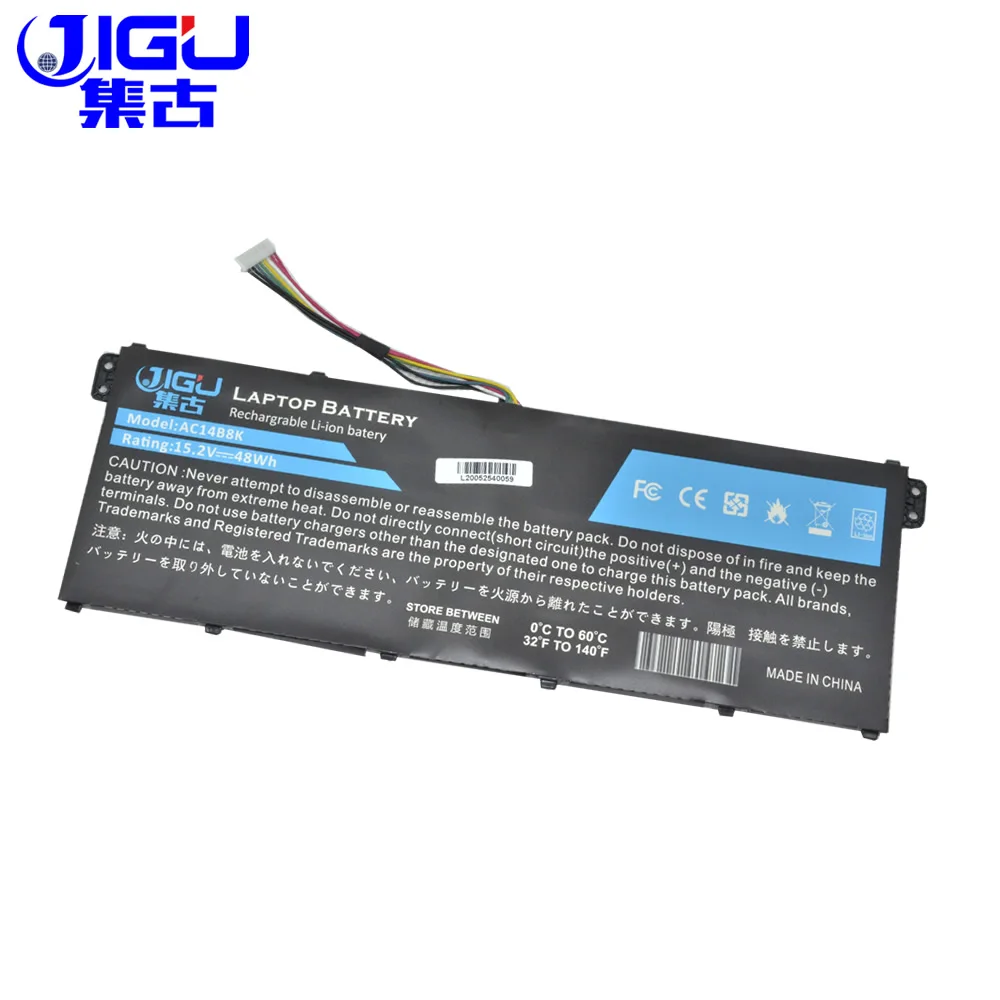 Аккумулятор JIGU для ноутбука AC14B8K MS2392 NE512 15 2 в ACER 1 5 2|Аккумуляторы ноутбуков| |