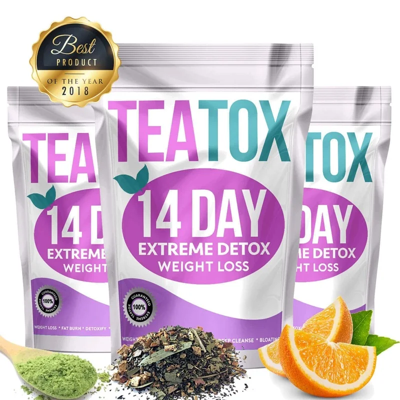 

Натуральные пакетики для детоксикации, 14 дней, Очищающий жиросжигающий чай для мужчин и женщин, чай для похудения живота