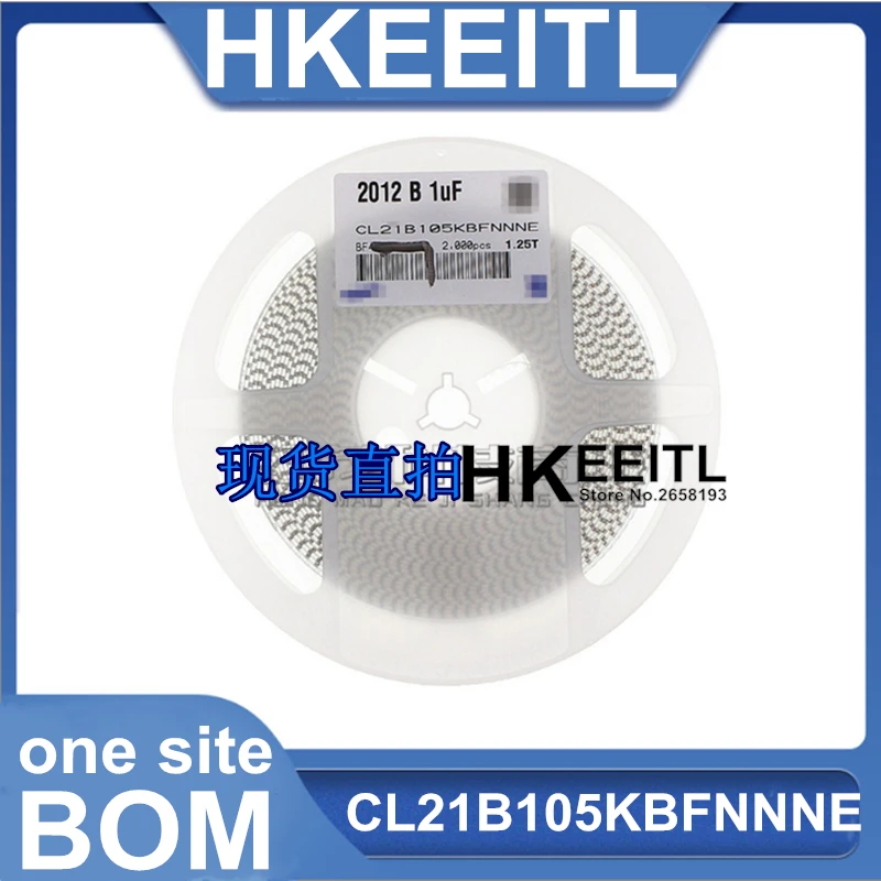 100pcs/lot 0805 SMD {105/1UF 50V CL21B105KBFNNNE}{106/10uF 10V CL21A106KPFNNNE}{474/470nF 25V CL21B474KAFNFNE} 2000pcs/reel | Электроника