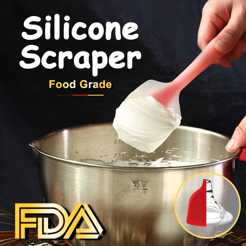 Силиконовый шпатель для выпечки скребок инструментов Кондитерская посуда