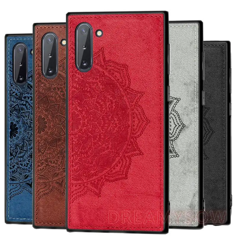 Тканевый чехол мандалы для Samsung Galaxy S9 S10 Plus S10e A10 S A30 A40 A50 A60 A70 J4 J6 2018 M10 M20 M40 Note 10 Pro