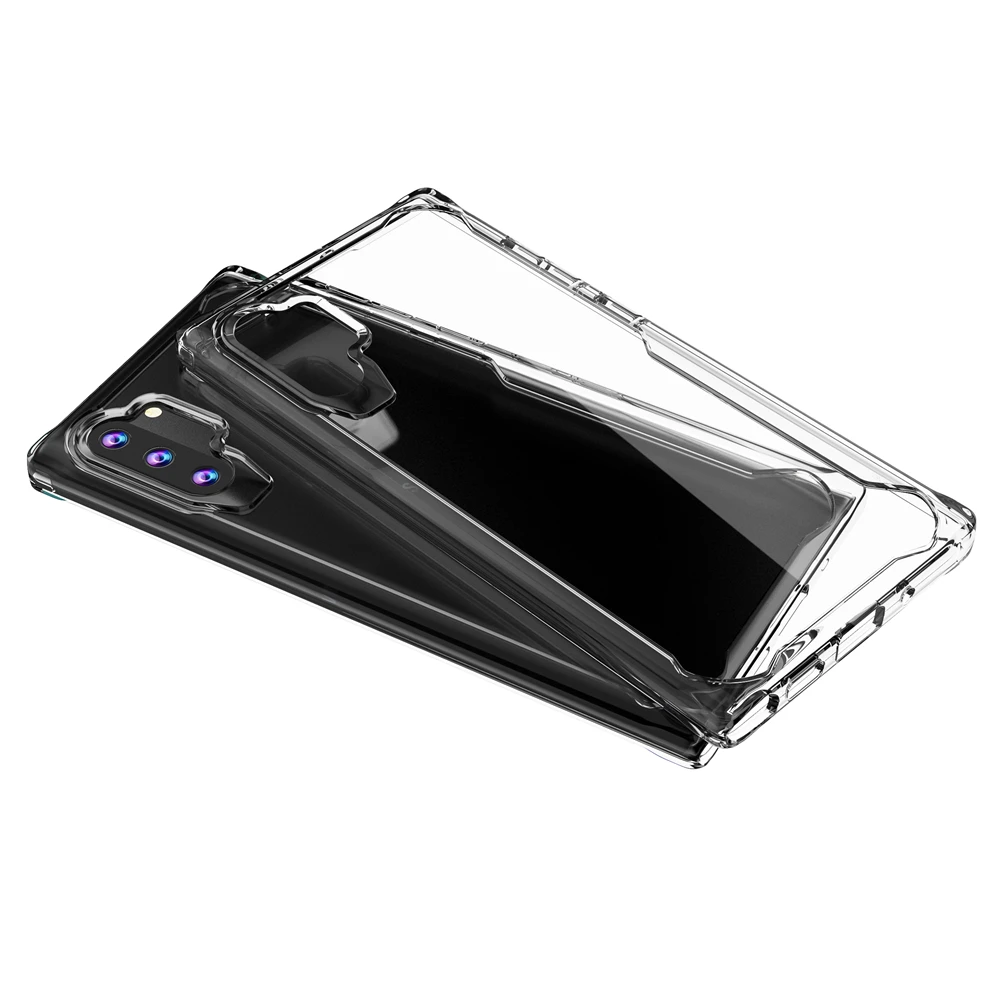 Прочный прозрачный чехол для телефона Samsung Galaxy S10e S10 S9 S8 Plus Note 10 9 8 Crystal Hybrid тонкий
