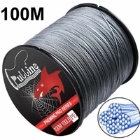 super strong 4 strands 100m pe braid wire fishing line 0 10mm 0 60mm 6 100lb multifilament fishing line smooth for carp fishing