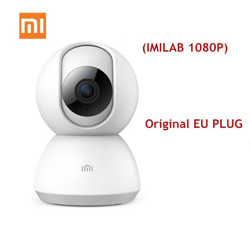 Xiaomi IMI Smart camera HD 1080P ip-камера 360 градусов ночного видения для умного дома с дистанционным управлением камера безопасности - Цвет: IMILAB EU Plug