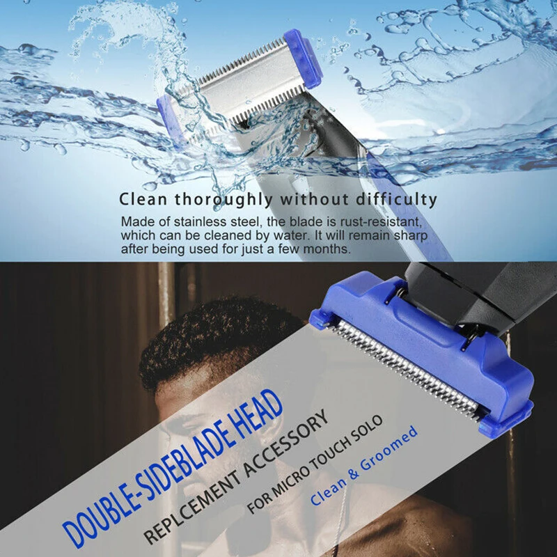Сменная USB бритва микро электрическая сенсорная для красоты бороды машинка