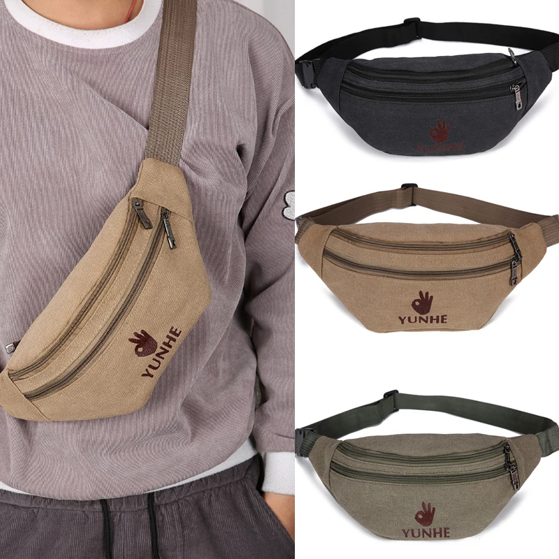 Мужская поясная сумка веселая дорожная с ремнем для почек бега велоспорта