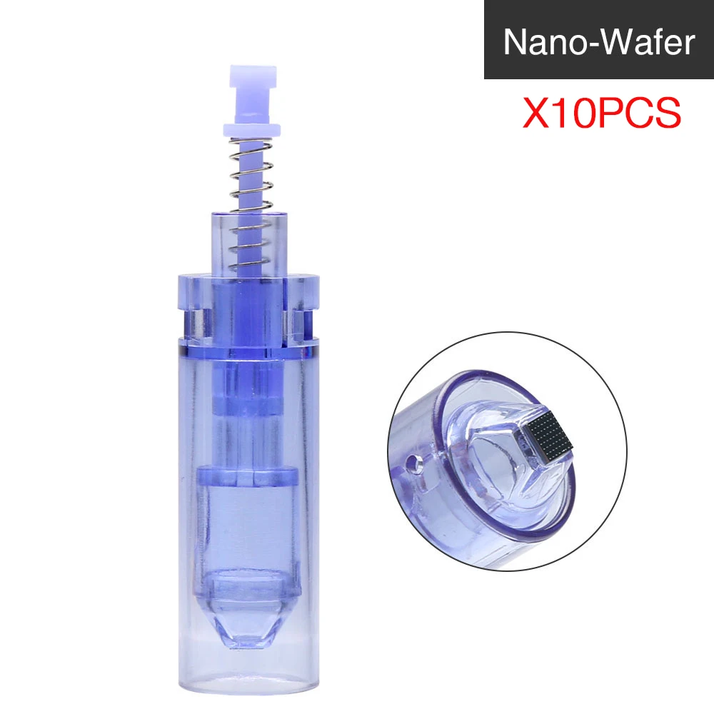 Nano-Wafer Dr. Pen Ultima A1 W игольчатый картридж(12pin игольчатые наконечники) Дерма штамп терапия Уход за лицом Антивозрастные косметические инструменты - Цвет: Nano-Wafer