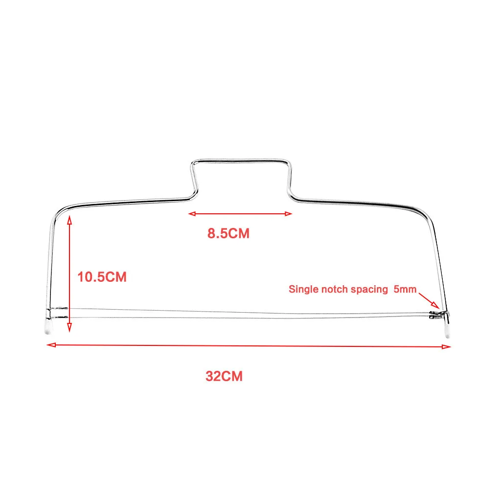 

Double Line Cake Cut Slicer Adjustable Stainless Steel Baking Mold DIY Bakeware Tools Decorating Strings Knife Kitchen Tool @C23