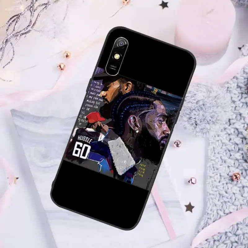 

Rapper Nipsey Hussle Phone Case For Xiaomi Mi Redmi Note 7 8 9 pro 8T 9T 9S 9A 10 Lite pro