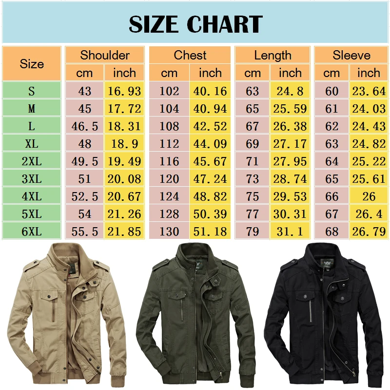 

2021 new men's military jacket spring and autumn men's cotton jacket plus size men's fashion 4XL, 5XL, 6XL