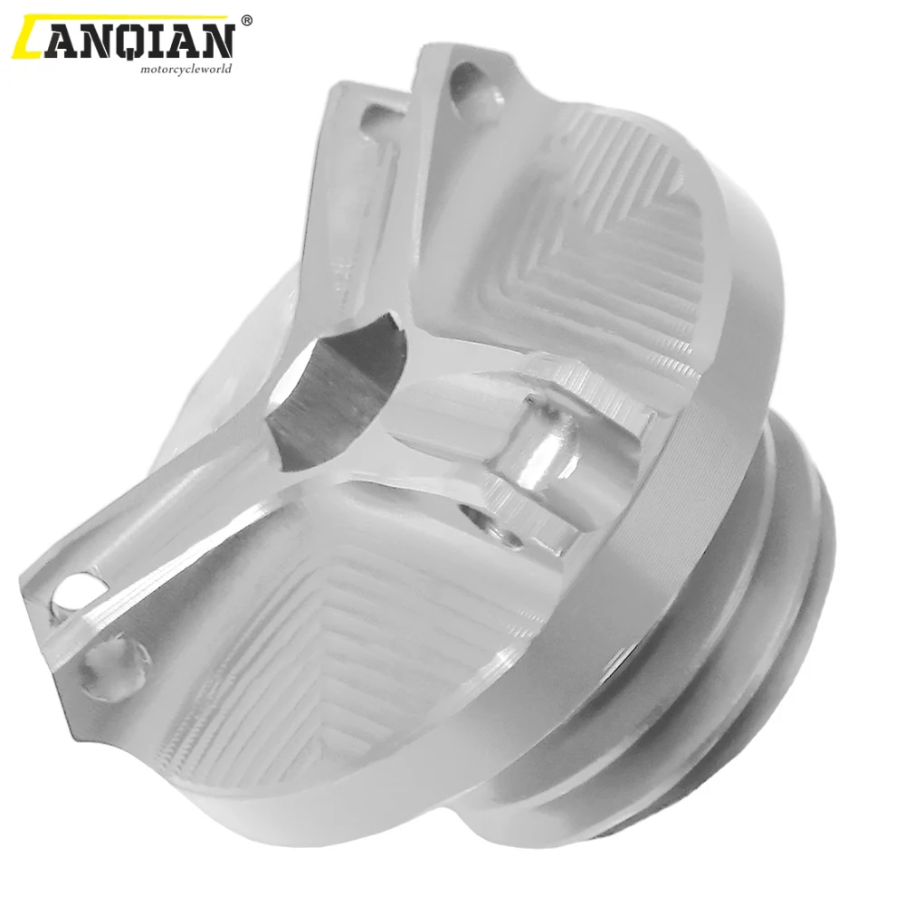 Motorcycle Universal Gas Cap Accessories CNC Engine oil filter cup plug cover for moto Africa twin 2016 Honda CRF1000L Tank | Автомобили и