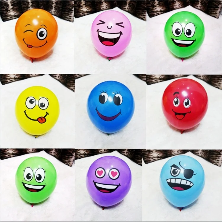 

12-inch Thickened, Printed Latex Balloons, Children's Birthday Decorations,Scene Layout,Inflatable Colorful Balloon Cartoon Toys
