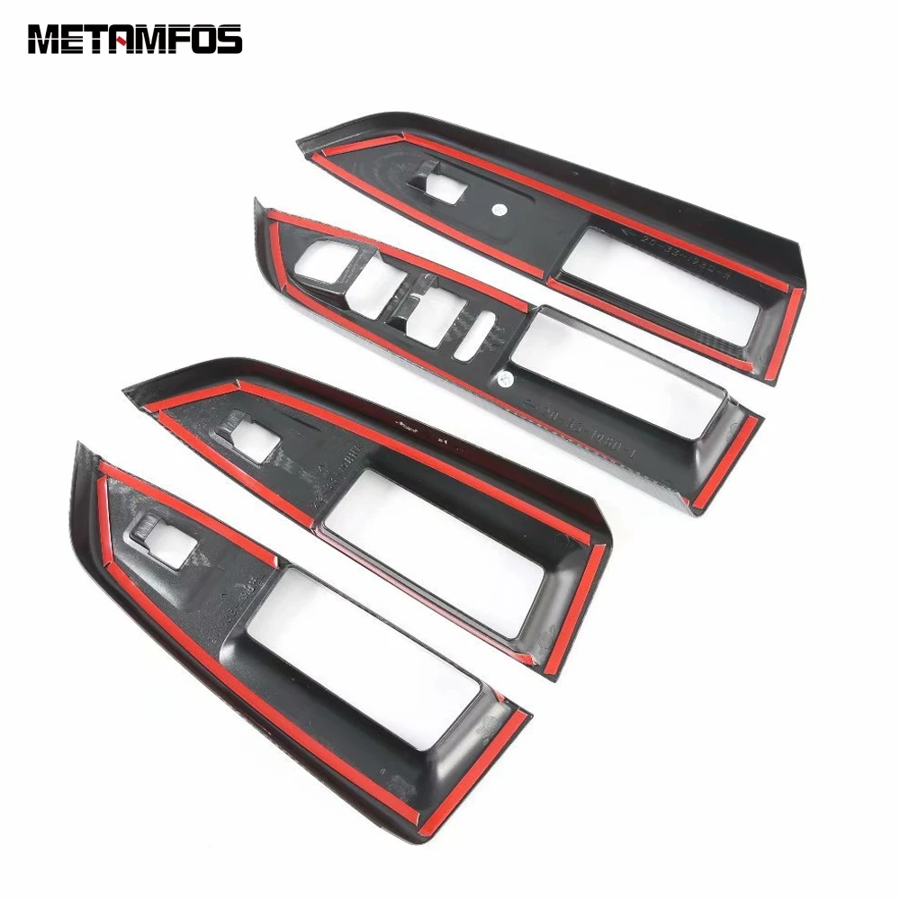 

For Volkswagen Golf MK8 Pro R 2021 2022 Window Lift Switch Cover Trim Inside Armrest Decoration Frame Interior Car Accessories