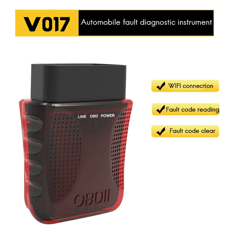 

New Auto Diagnostic Tool ELM327 Wifi OBD2 Scanner V1.5 Wireless PIC18F25K80 OBDII for Android/IOS/Windows