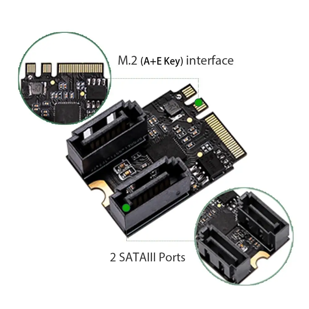 бесплатная доставка pcie m 2 ngff в sata 3 ад
