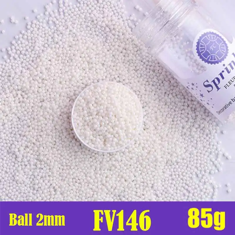 Сахарный шар съедобный брызговик для торта жемчуг 2 мм Свадебная вечеринка