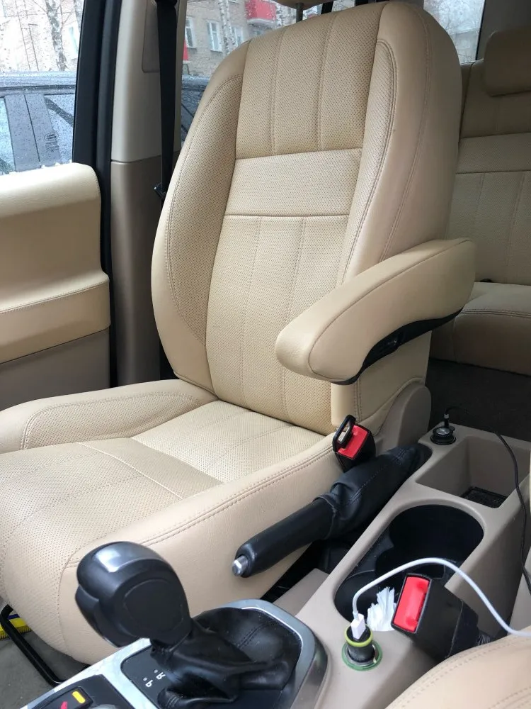 left (beige) Умное автомобильное сиденье подлокотник складной центральный подлокотник универсальный регулируемый подлокотник Модифицированная модификация авто запчасти HAG-A2 - Название цвета: left (beige)