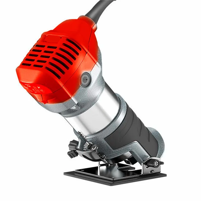 

Adjustable Balance Trimmer Base Shield Wood Work Shank Trim Router Edge Molding 220V 800w Electric Hand Trimmer Woodworking Tool