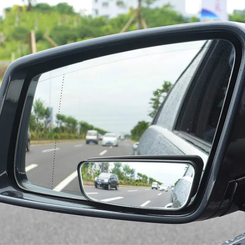 1 пара зеркало для слепых зон широкоугольное регулируемое на 360 градусов выпуклое